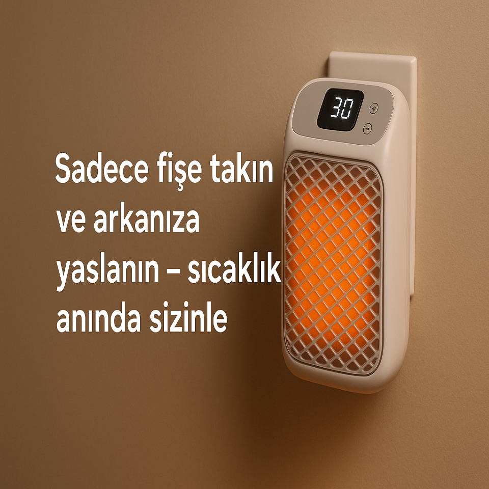 Teknixy™ Dijital Kişisel Isıtıcı