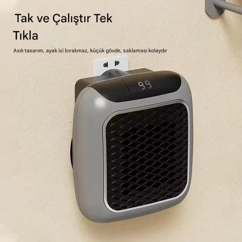 Teknixy™ Dijital Kişisel Isıtıcı